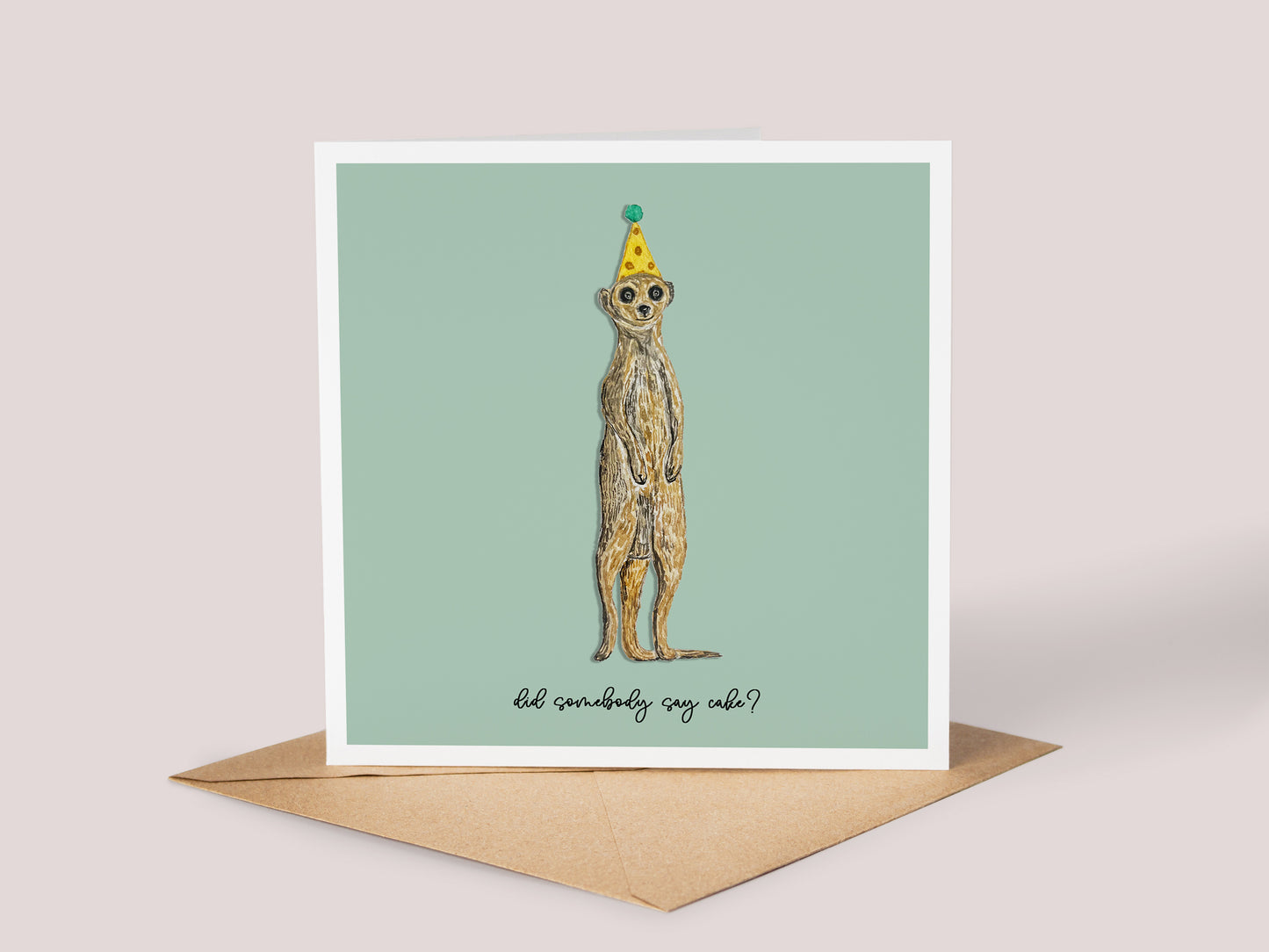 Meerkat Birthday Card