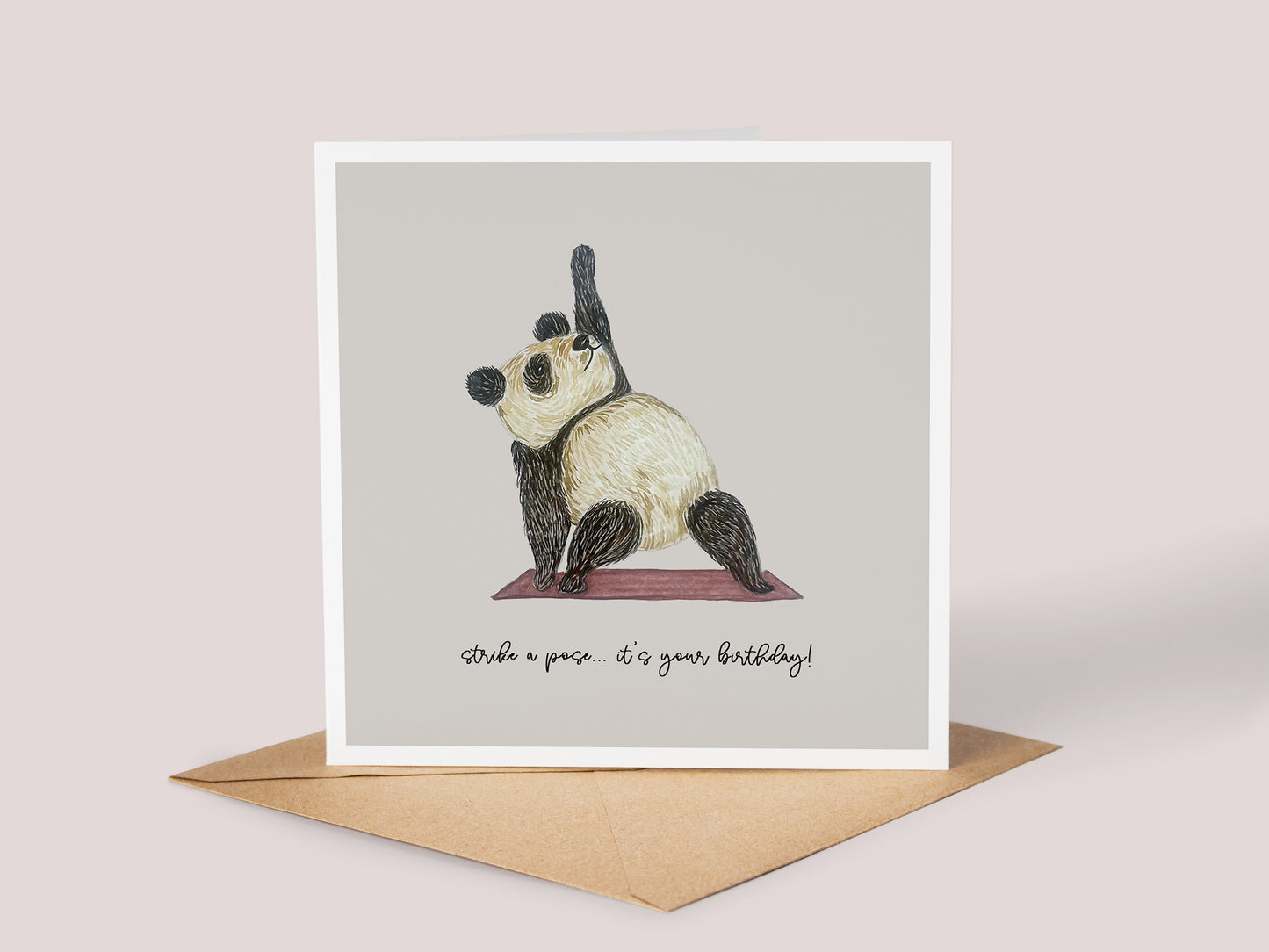 Panda Birthday Card