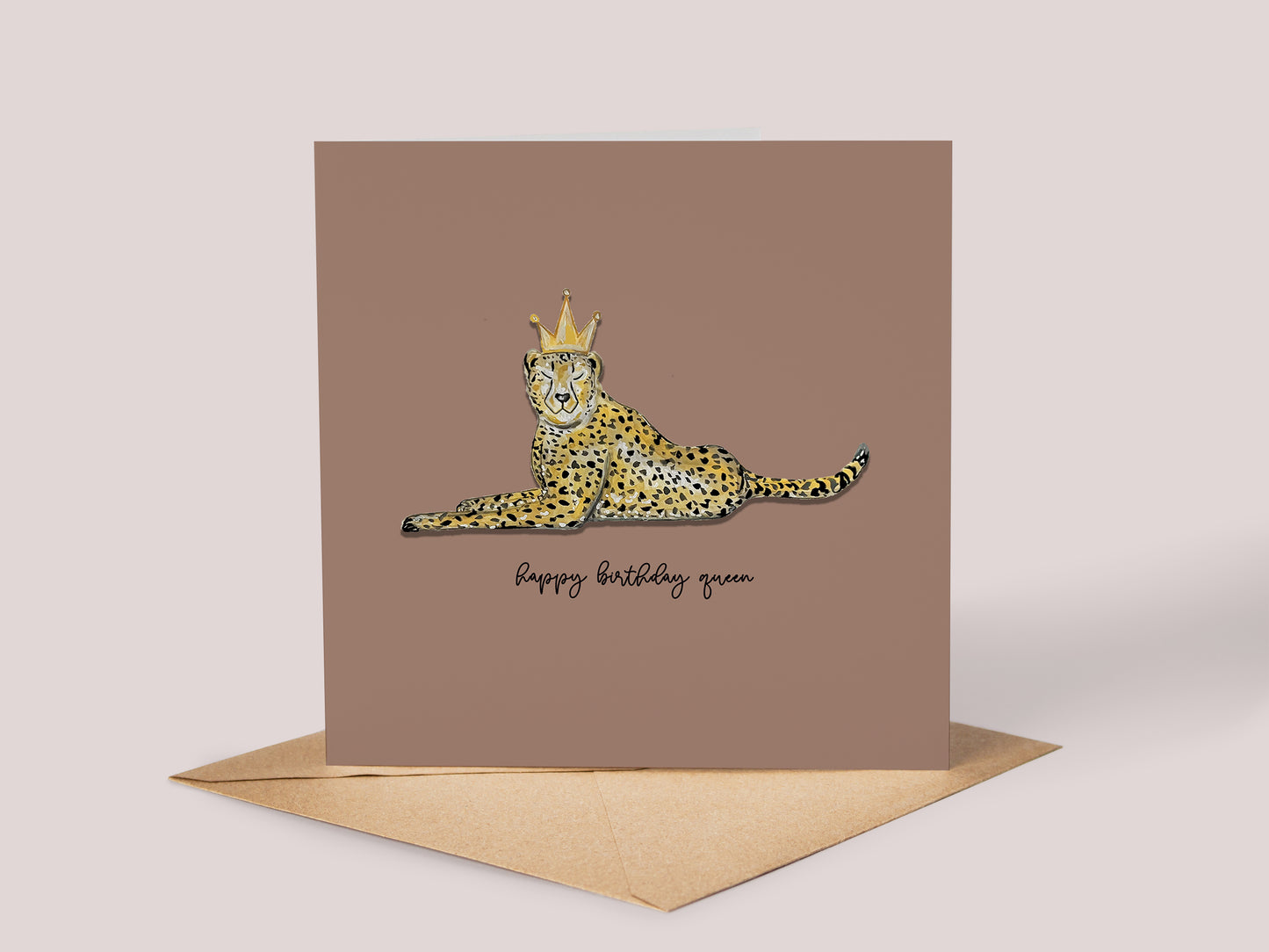 Cheetah Queen Brown
