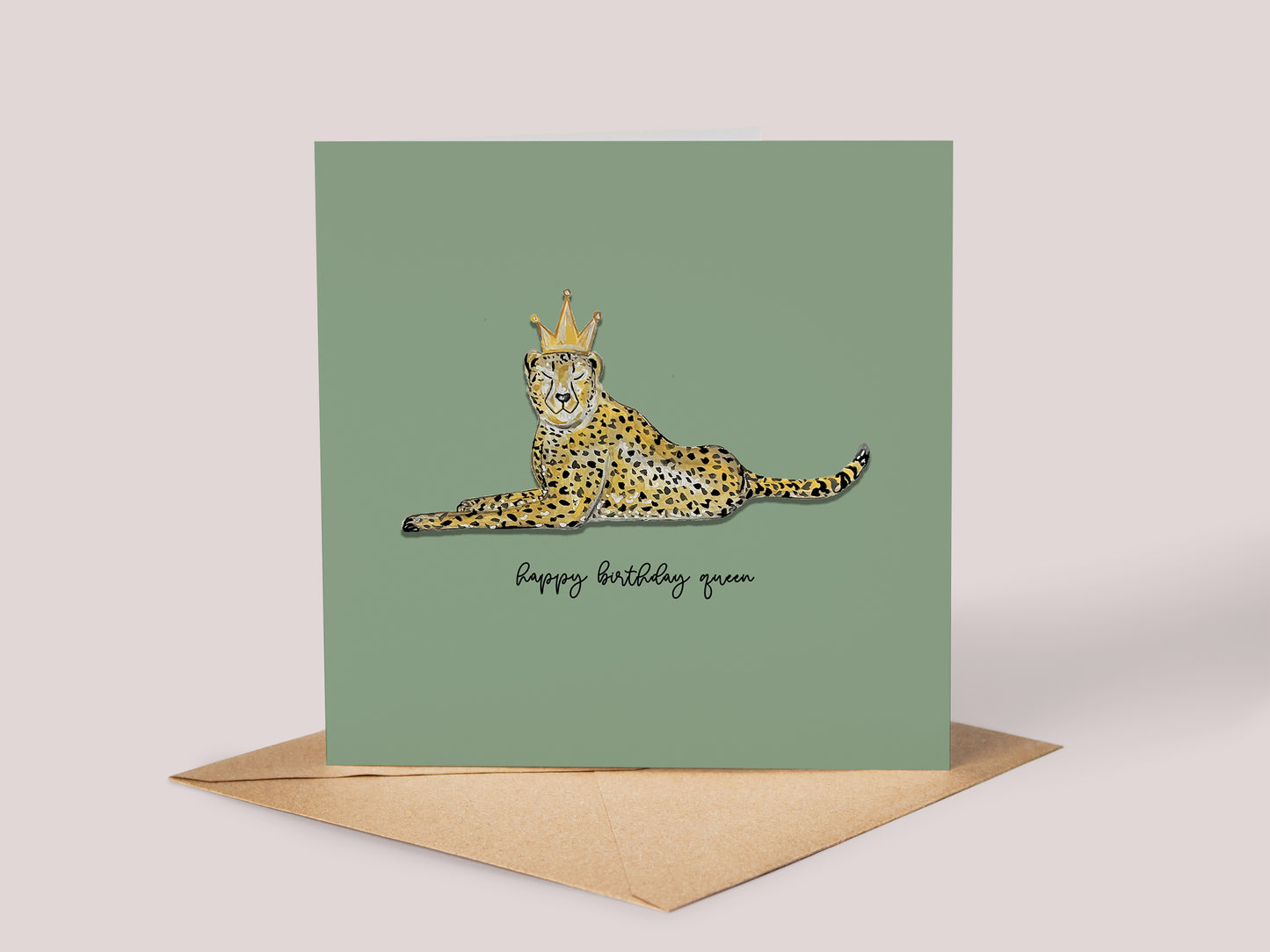 Cheetah Queen Green
