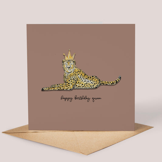 Cheetah Queen Brown