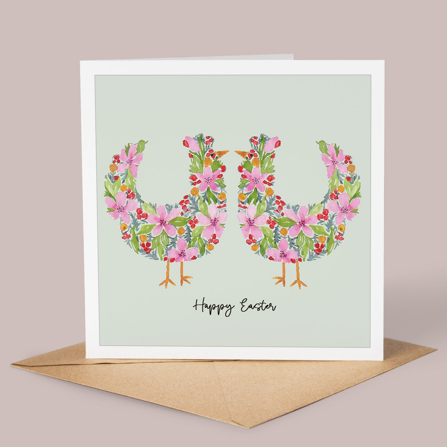 Happy Hens Easter Card