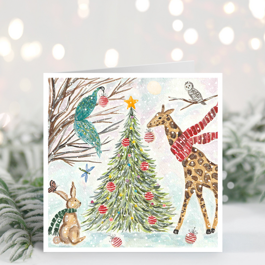 Animal Christmas Card