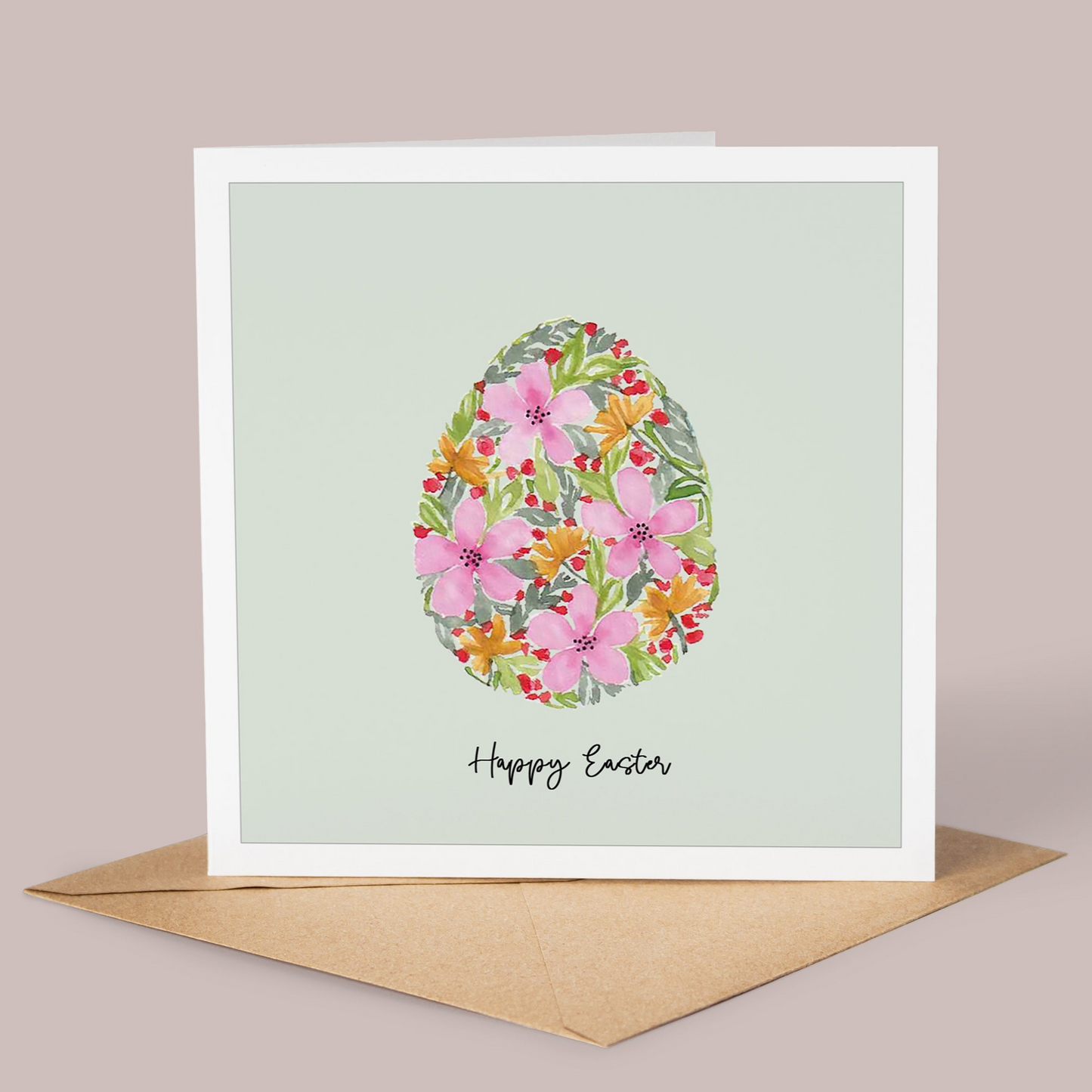 Floral Easter Card