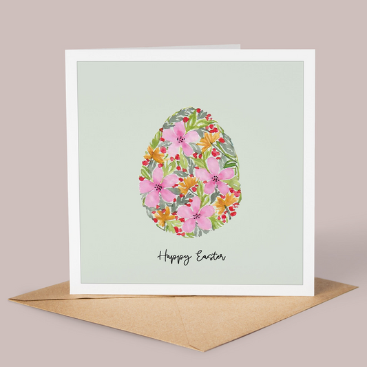 Floral Easter Card