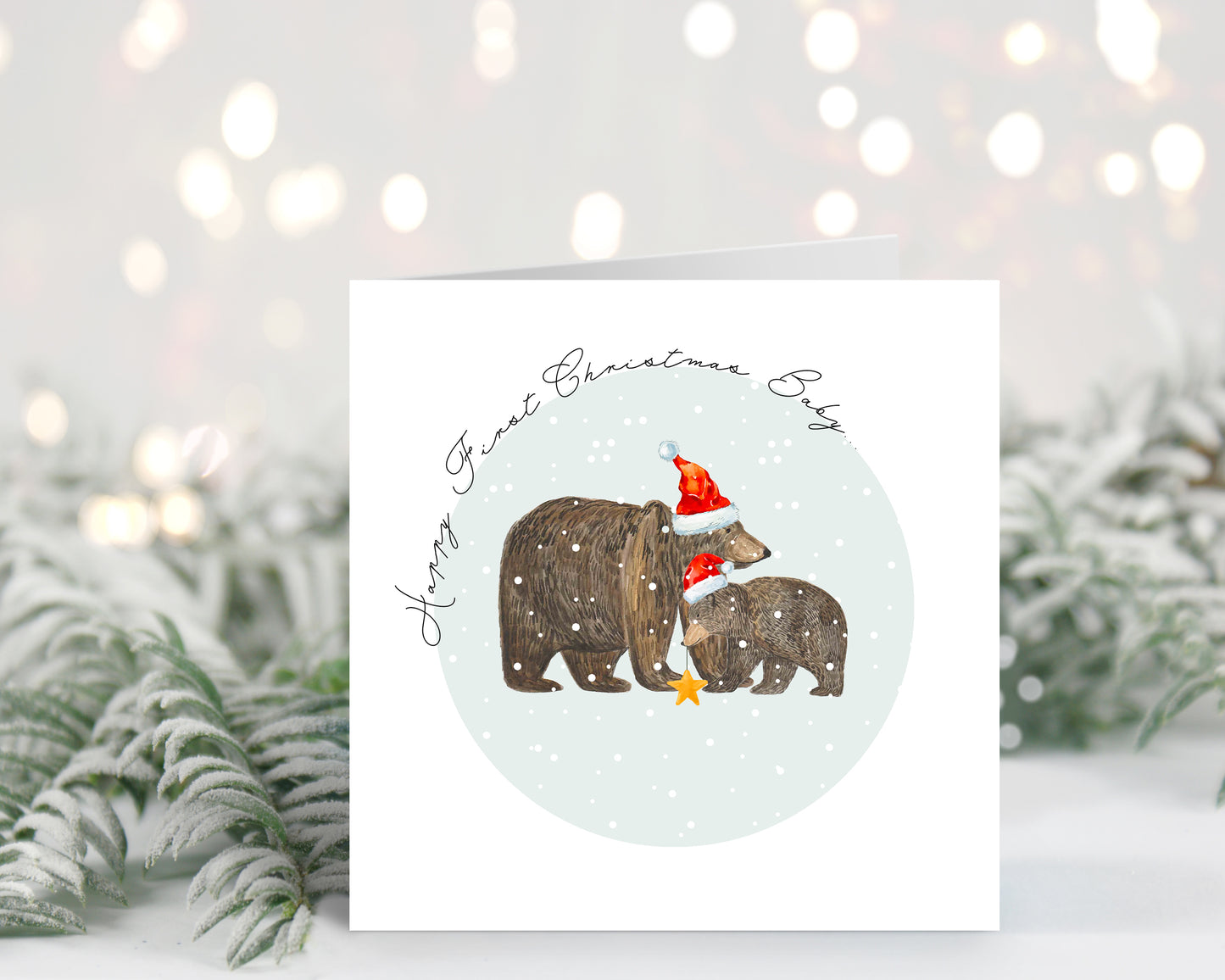 Baby First Christmas - Seafoam