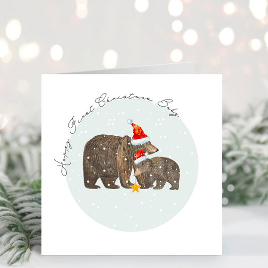 Baby First Christmas - Seafoam