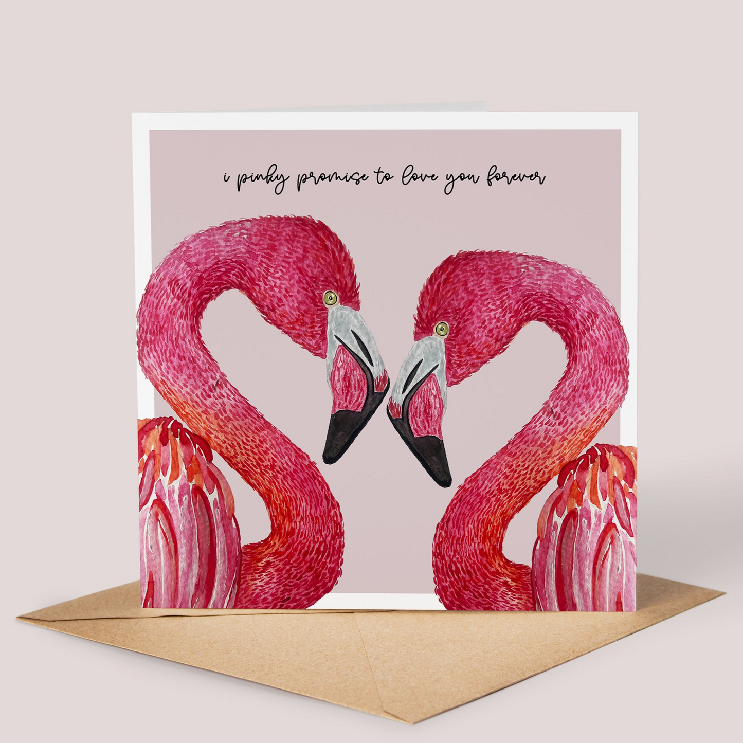 Flamingo Anniversary Card