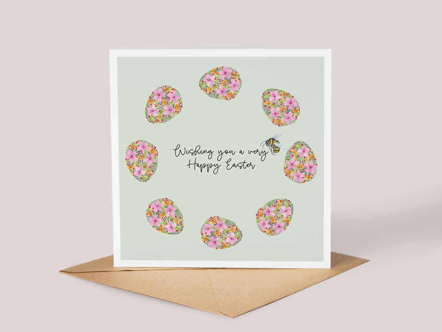 Green Easter Wreath