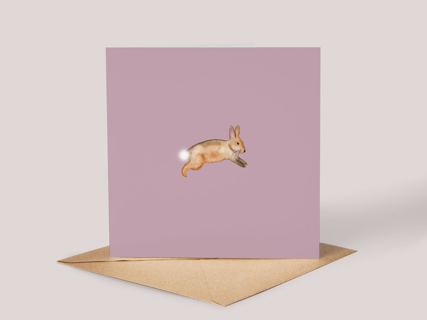 Leaping Bunny Card