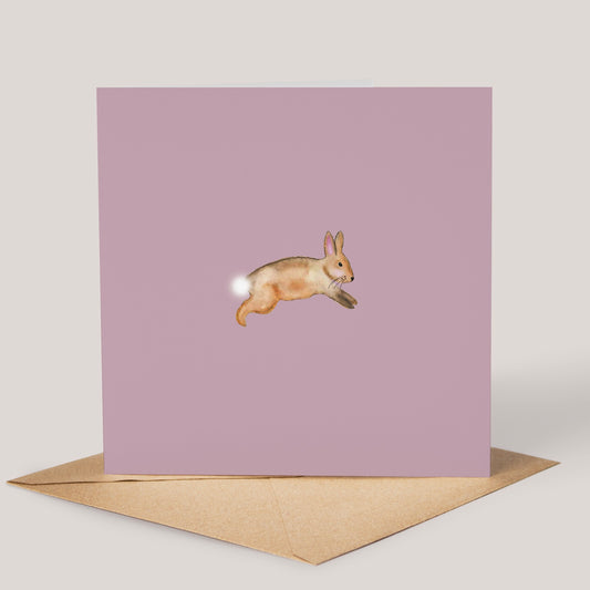 Leaping Bunny Card
