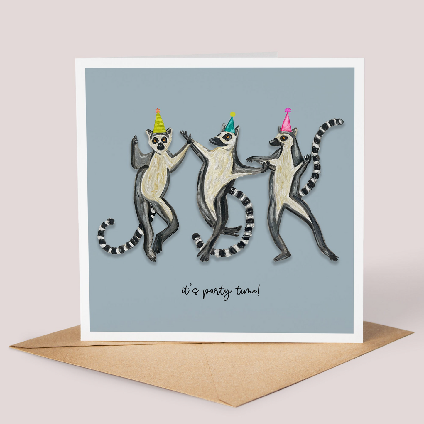 Lemur Birthday Card