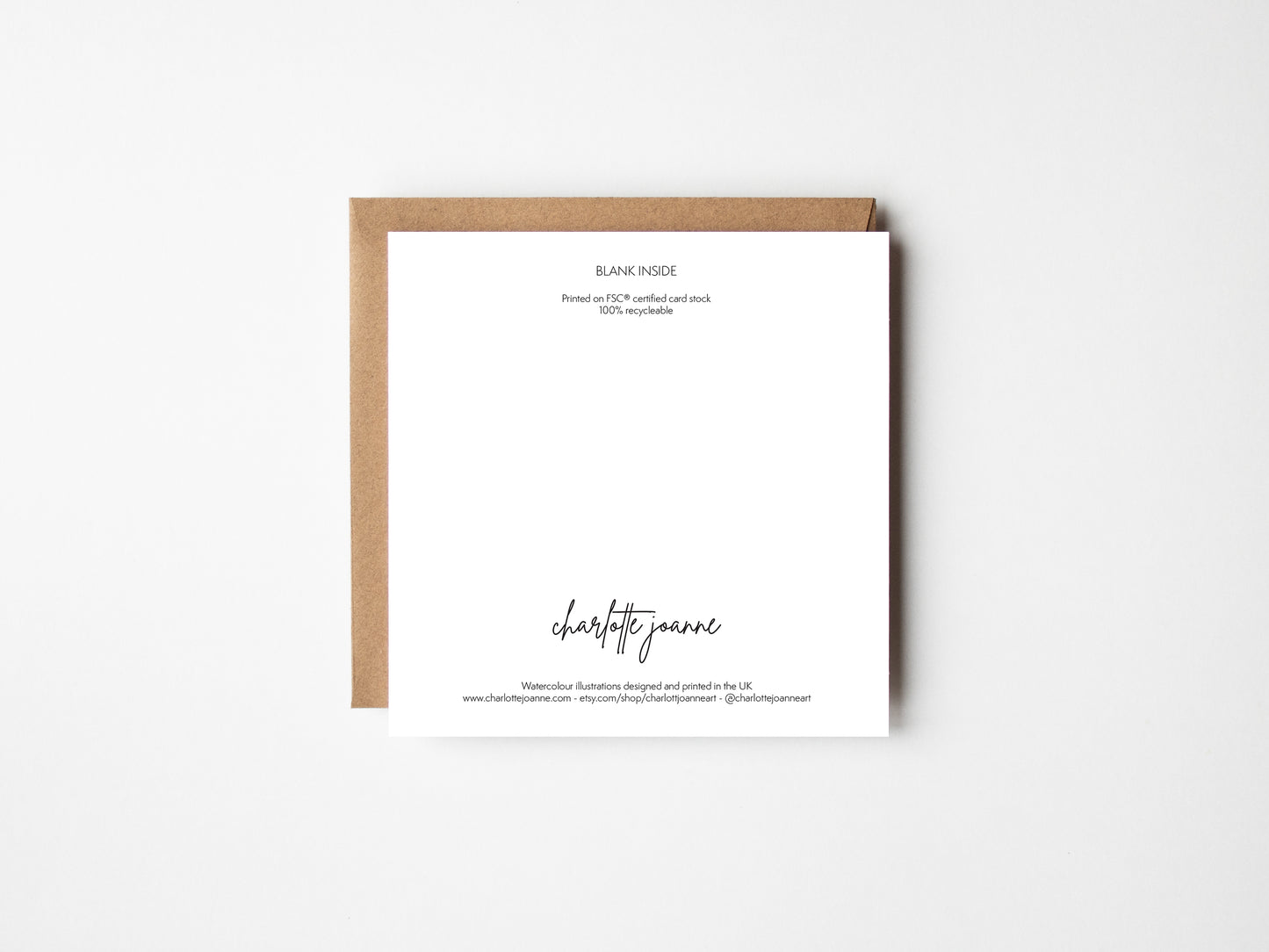 Lemur Champagne Card