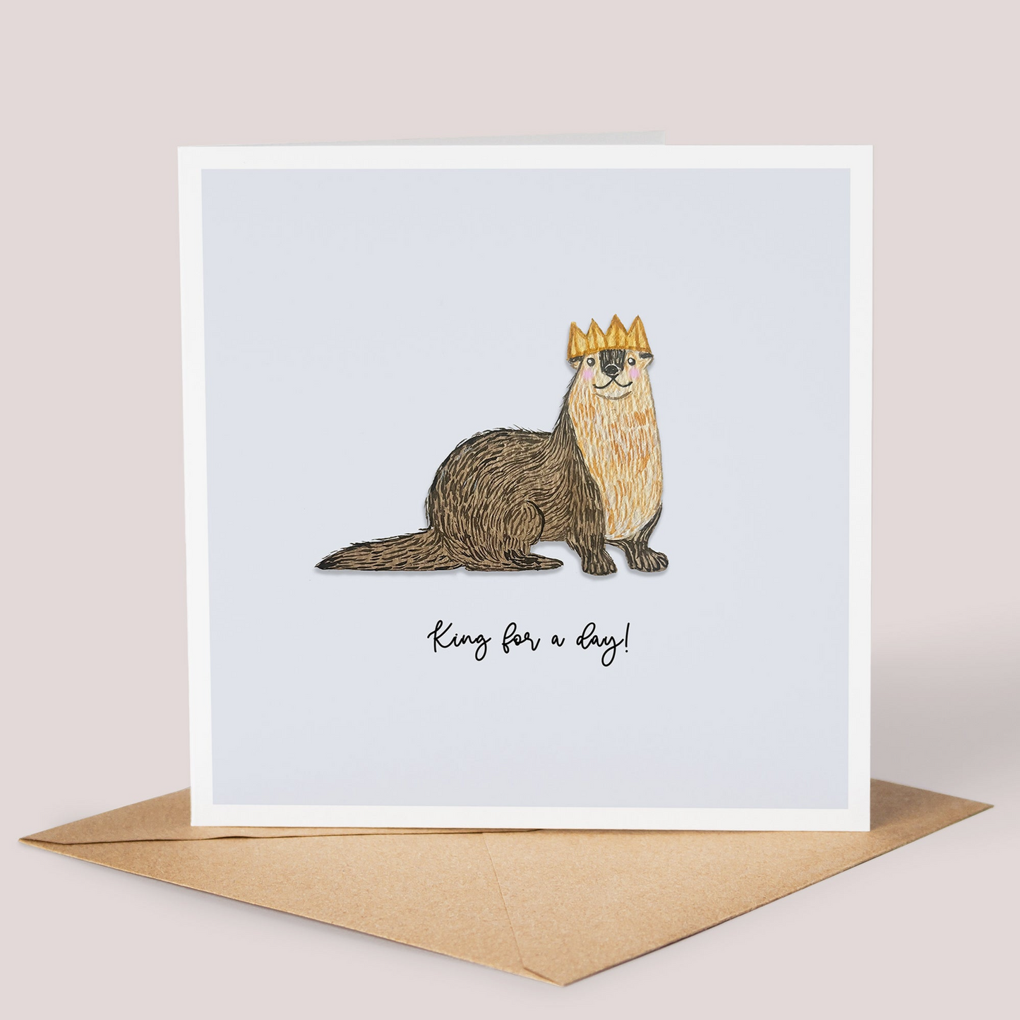Otter King Card
