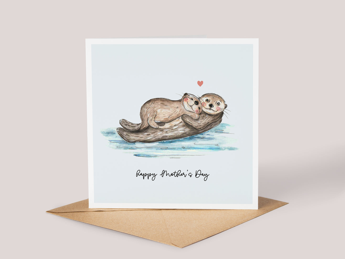 Mother's Day Otter Card
