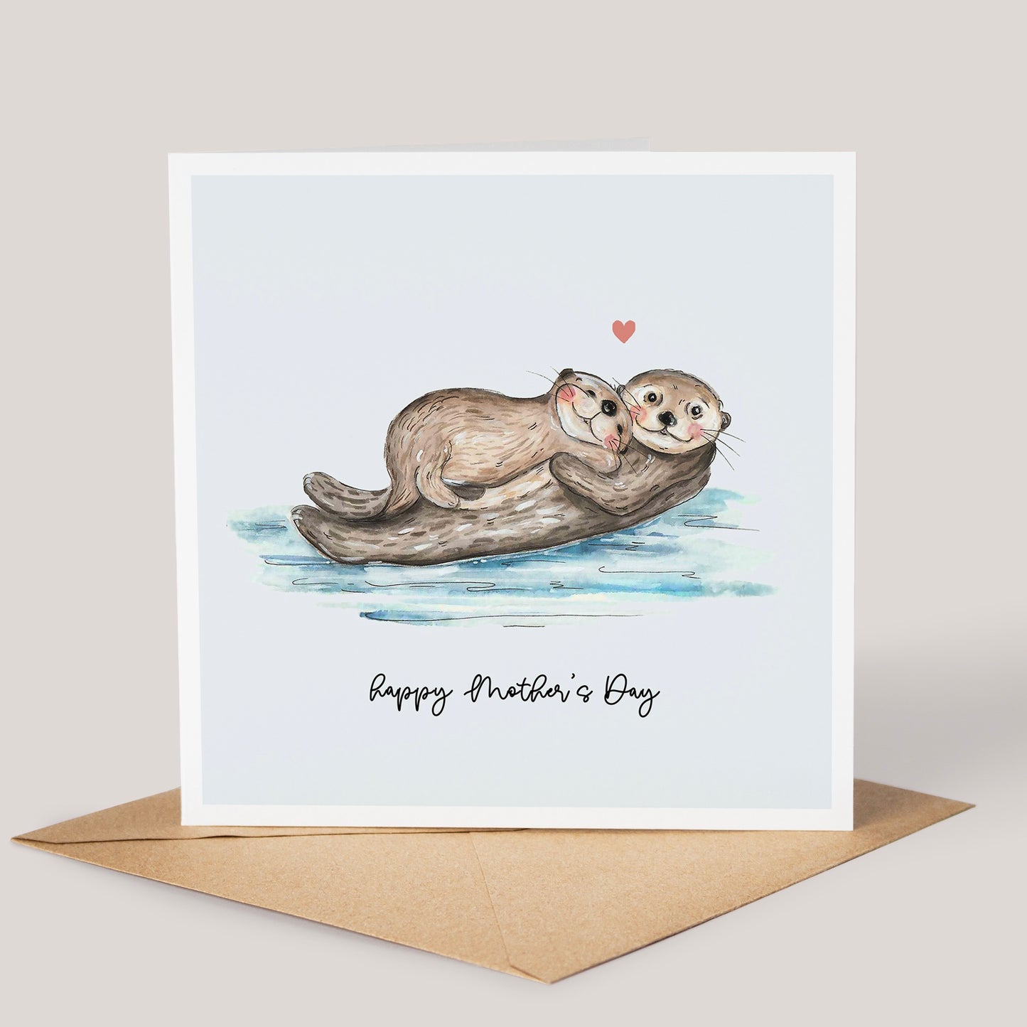 Mother's Day Otter Card