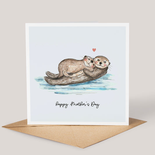 Mother's Day Otter Card