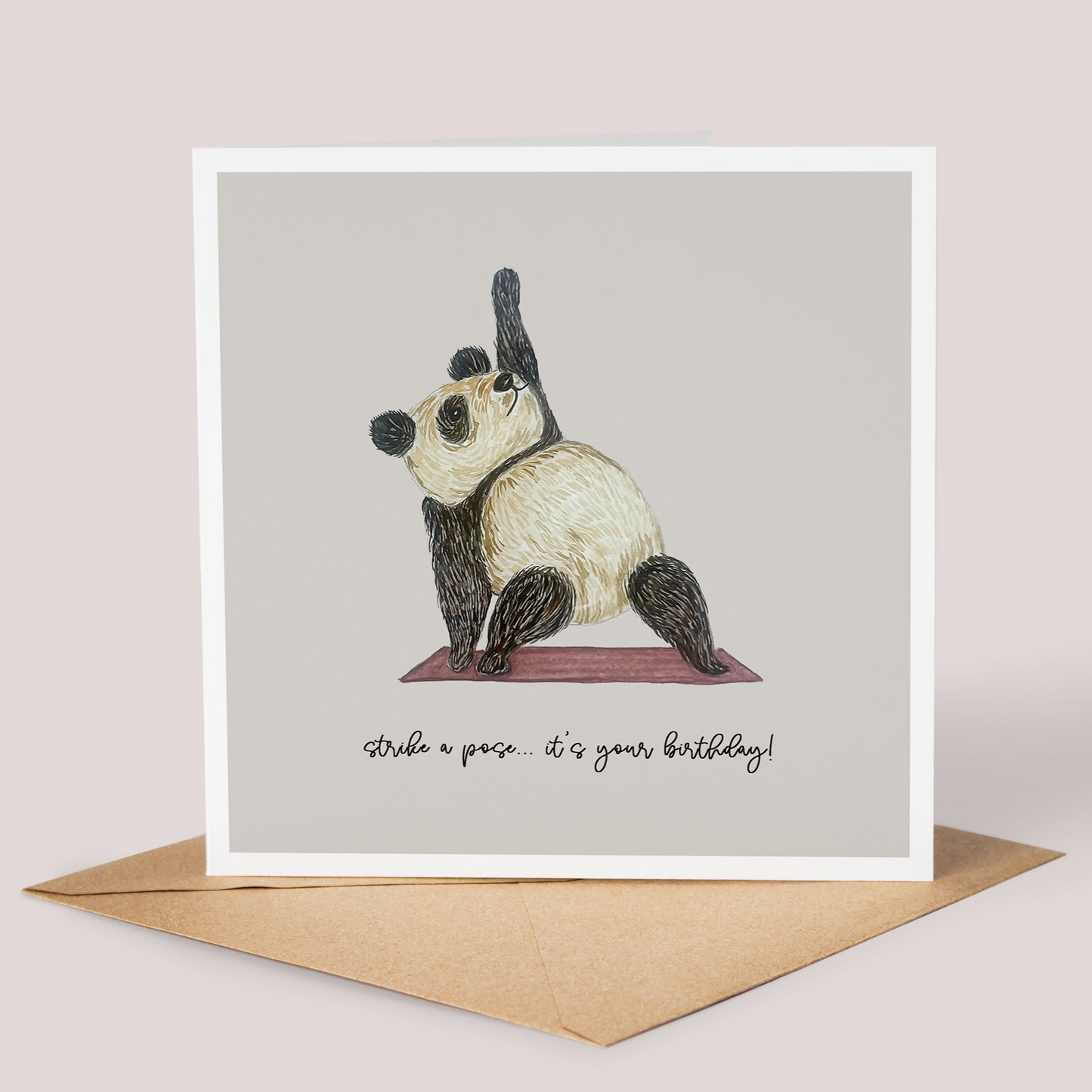 Panda Birthday Card