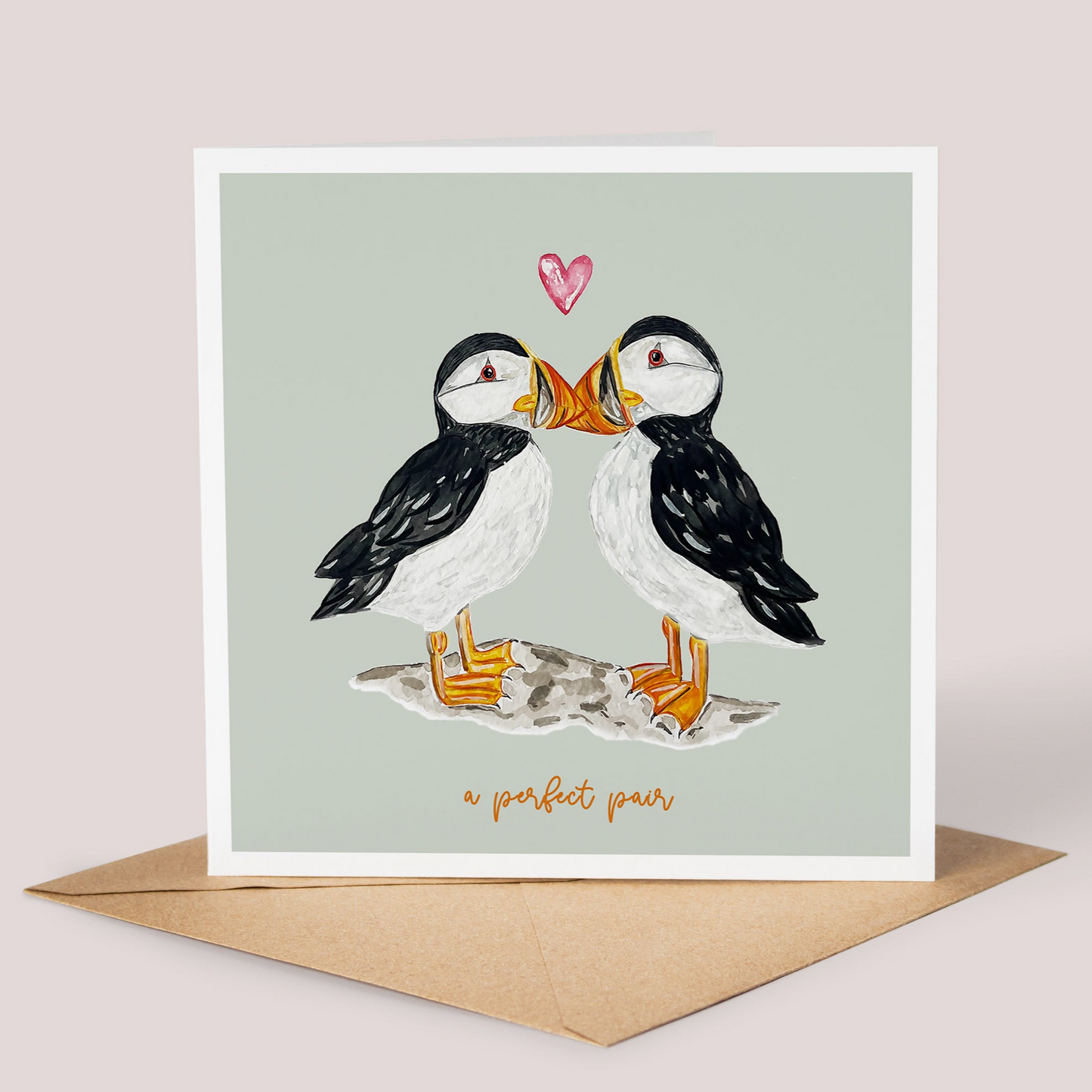 Puffin Love Card