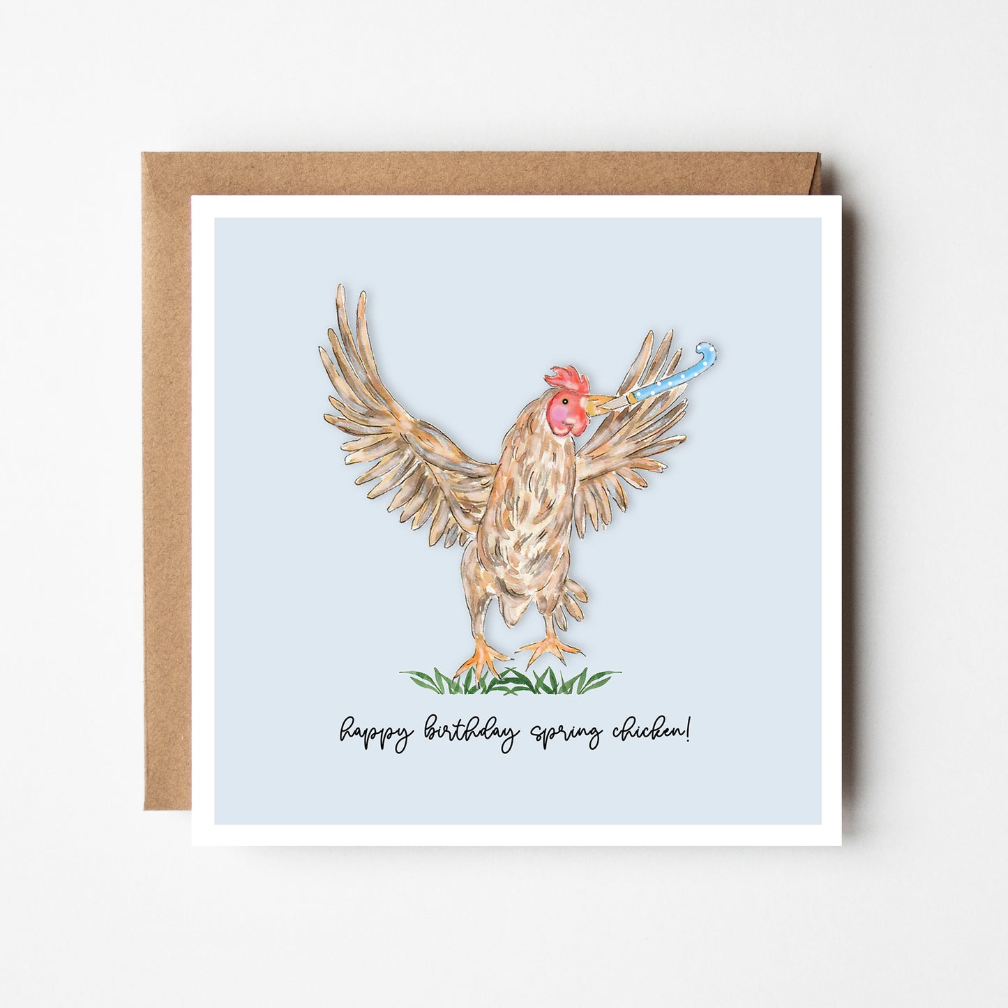 Spring Chicken Card