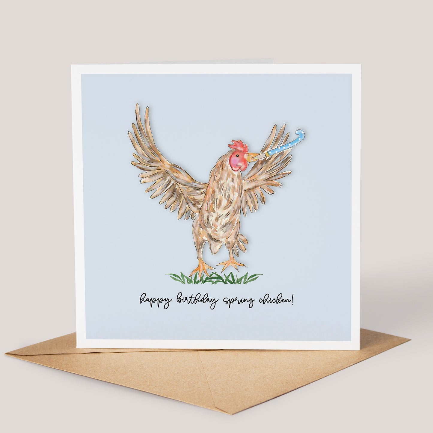 Spring Chicken Card