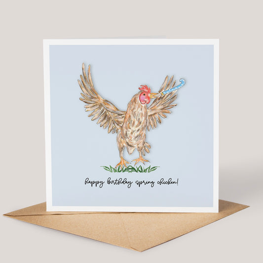Spring Chicken Card