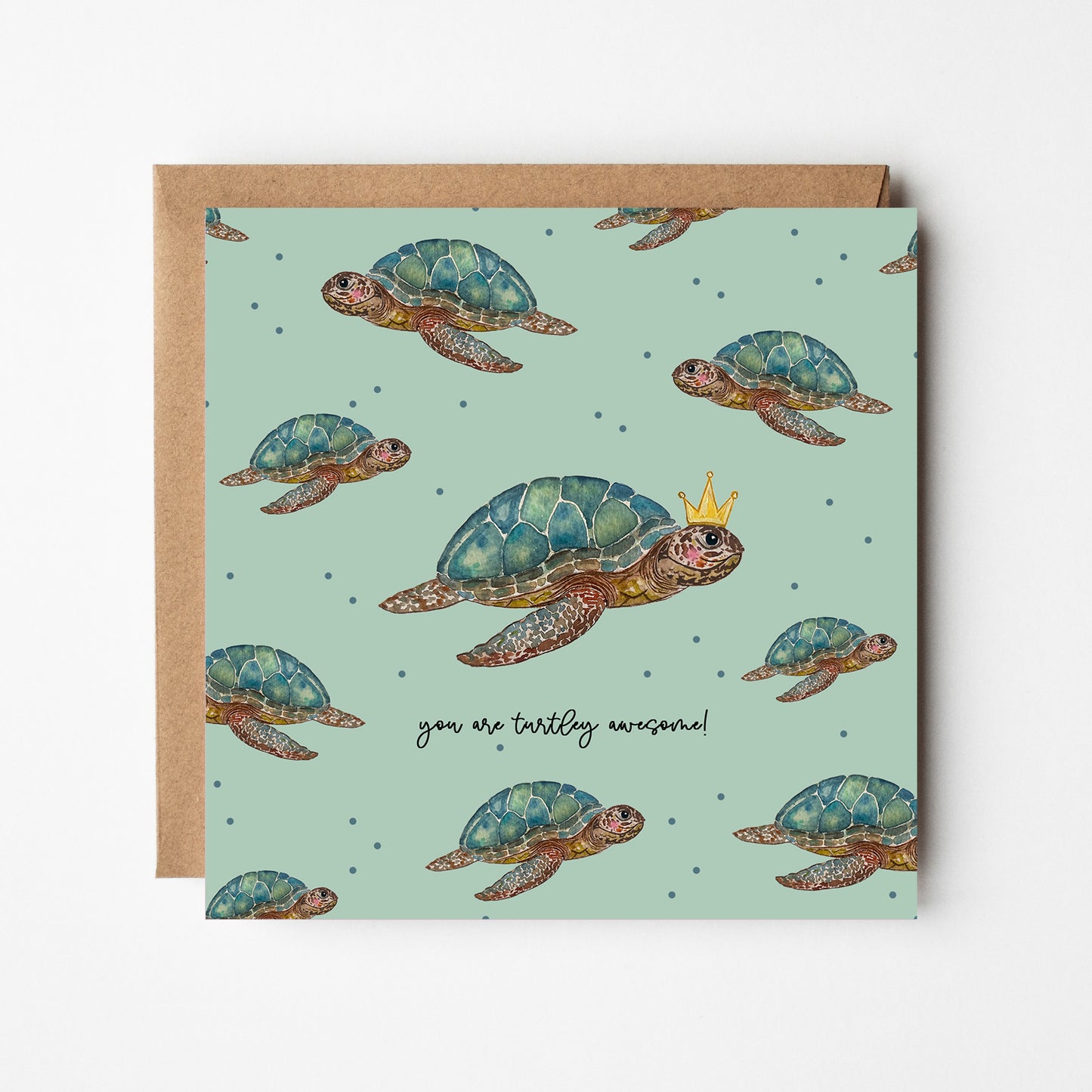 Awesome Turtle Card