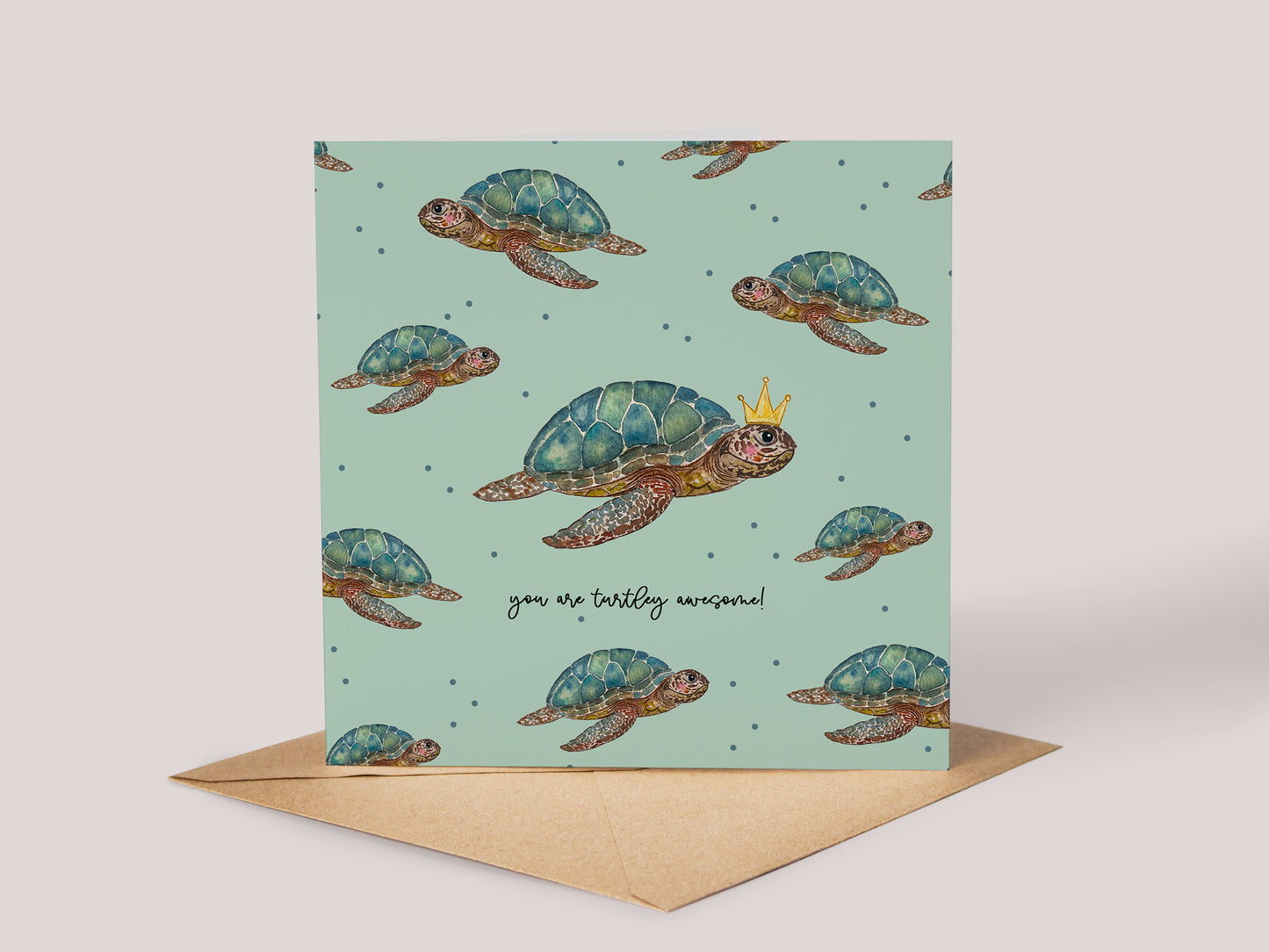 Awesome Turtle Card