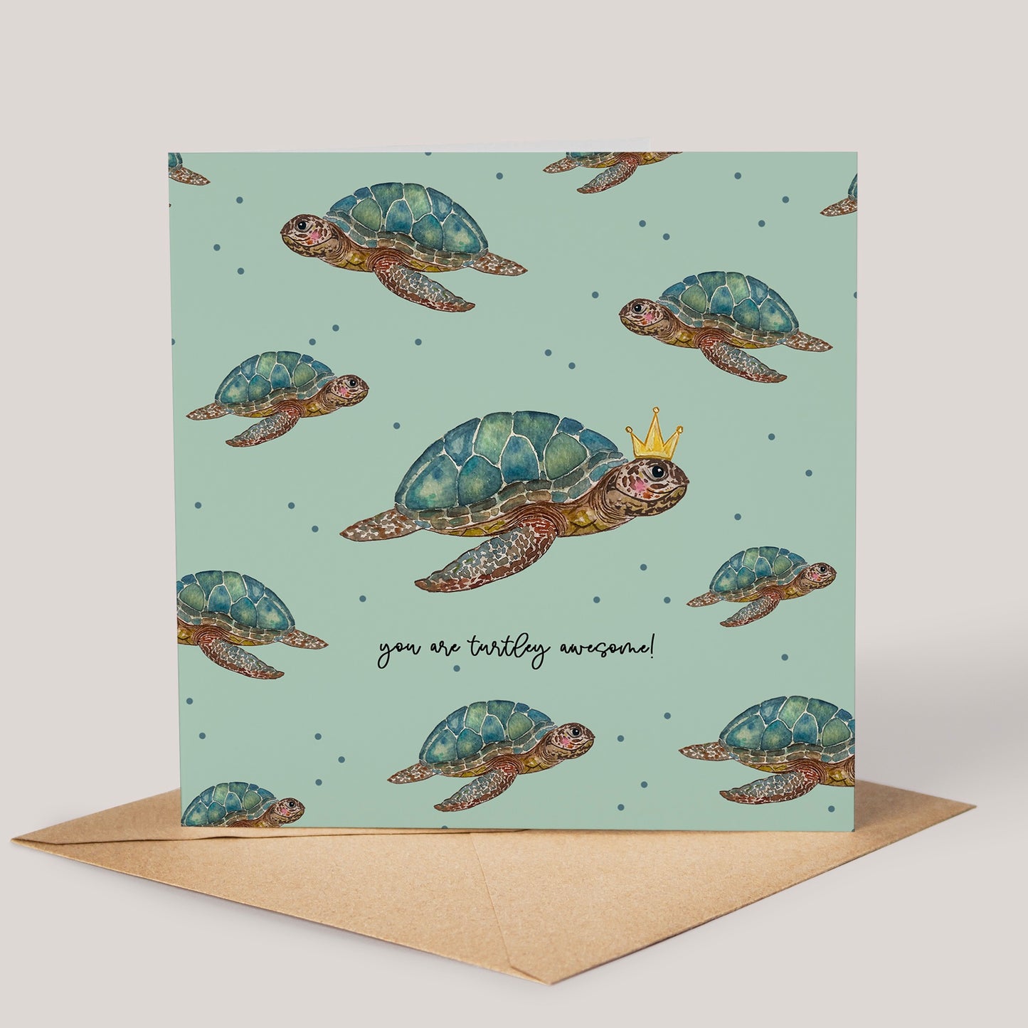 Awesome Turtle Card